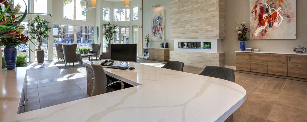 Lobby area at Milan Apartment Townhomes, Las Vegas, 89183