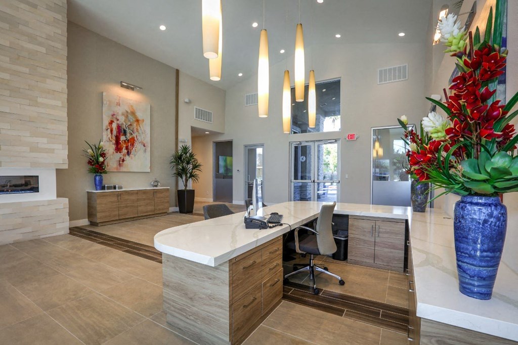 Living room at Milan Apartment Townhomes, Las Vegas, Nevada