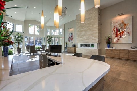 Lobby at Milan Apartment Townhomes, Nevada, 89183