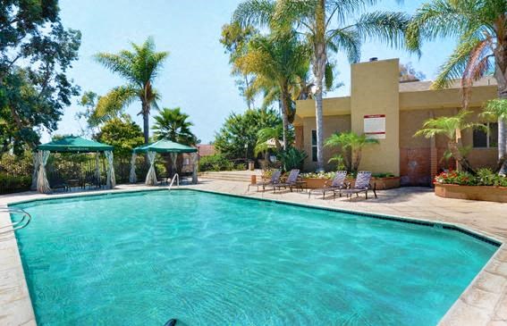 Swimming at Nobel Court, San Diego, CA