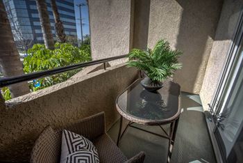 Balcony 1 at Palm Royale Apartments, Los Angeles, 90034