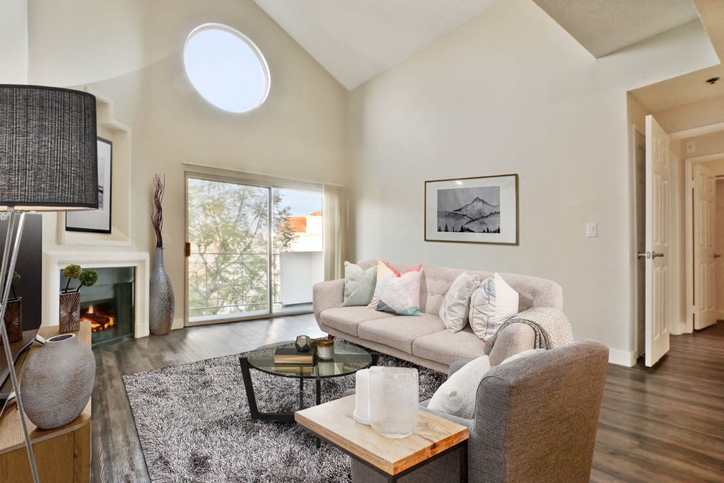 Living Room Interior at Playa Summit, Los Angeles, 90045