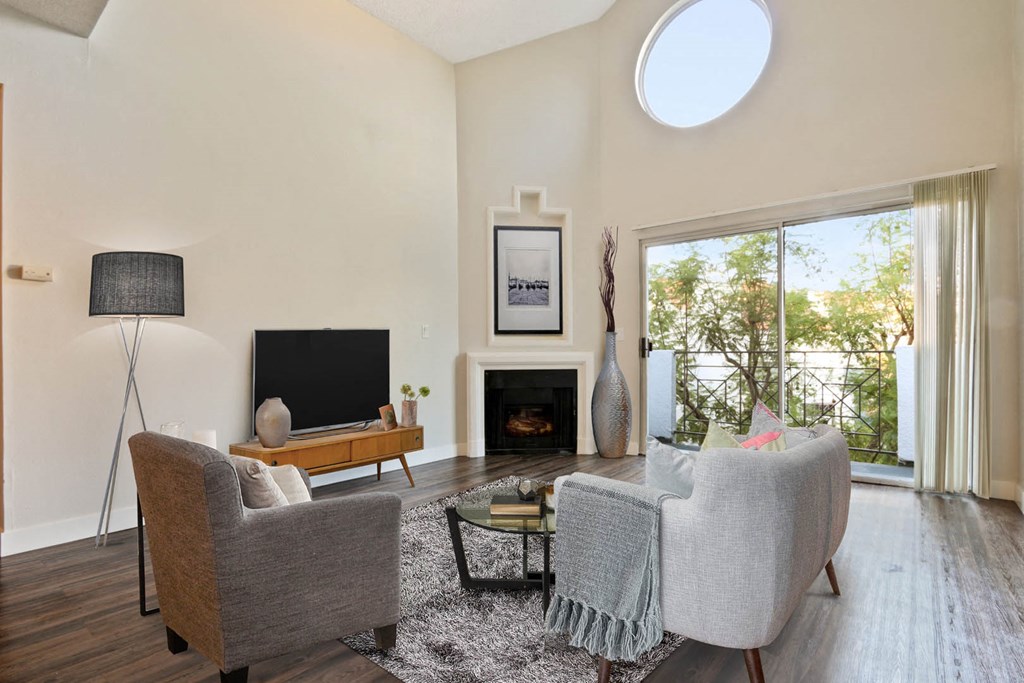 Modern Living Room at Playa Summit, Los Angeles, CA