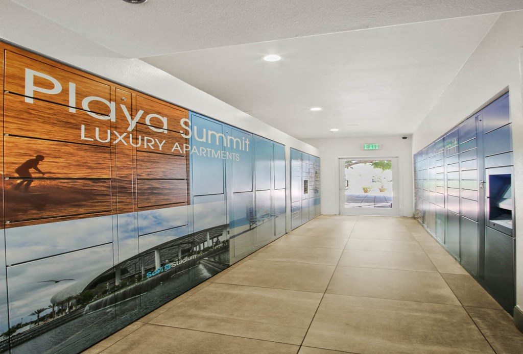 Lockers at Playa Summit, Los Angeles