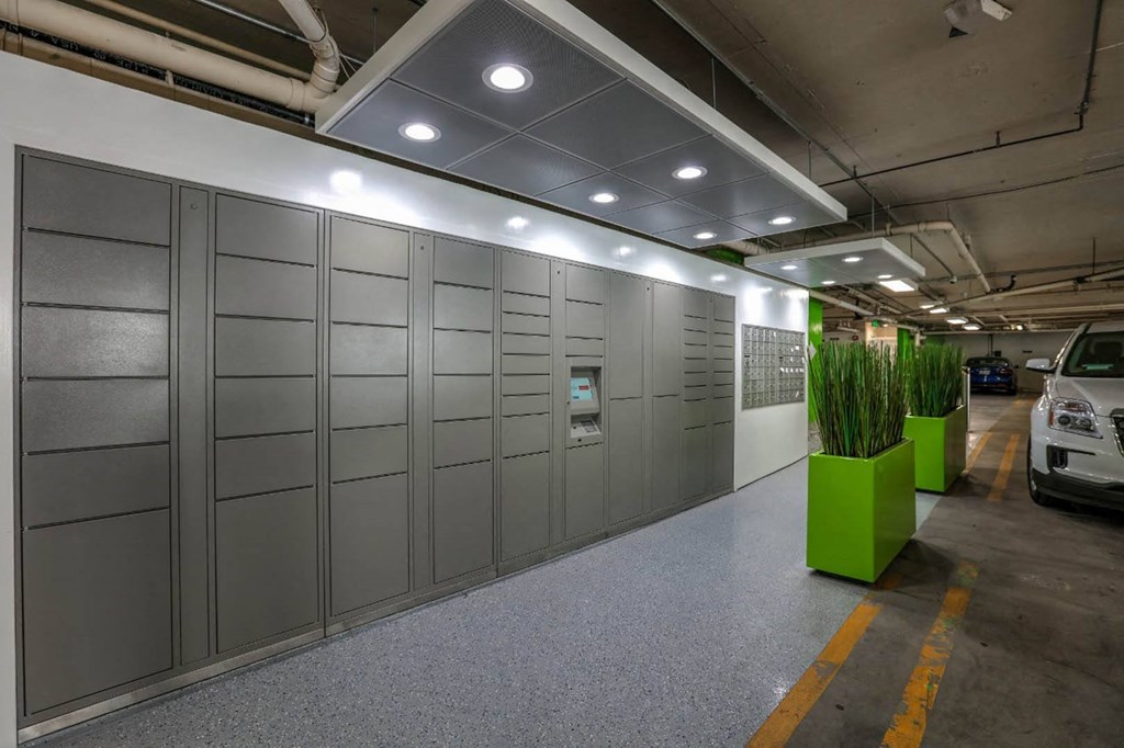 Mail Center at The Plaza Apartments, California, 90024