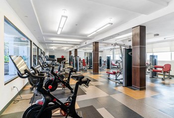 World-Class Fitness Center at The Adler Apartments, Los Angeles, California - Photo Gallery 15