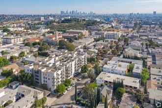Aerial View at The Kenmore Los Feliz, California