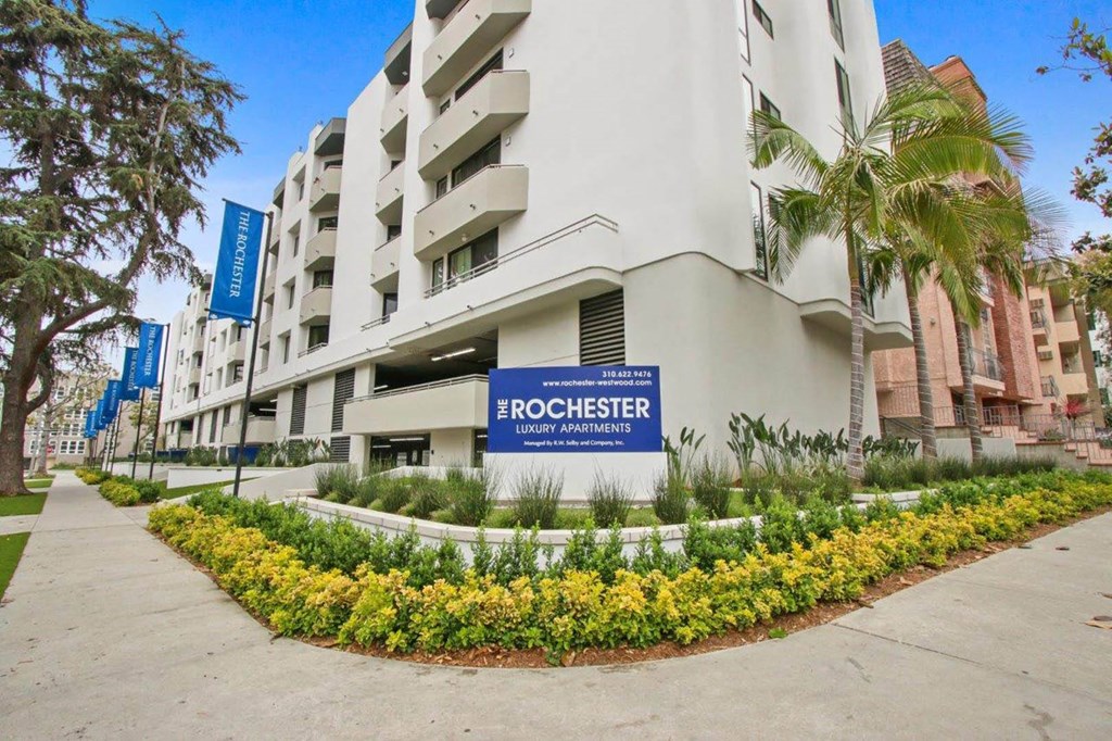 Welcoming Property Signage at Rochester Apartments, California, 90024