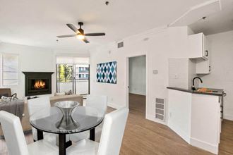 Dining And Living Area at Rochester Apartments, California