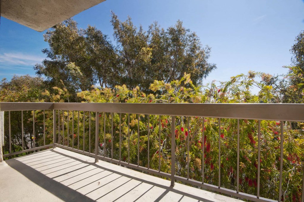 Balcony view at Rose Apartments, California