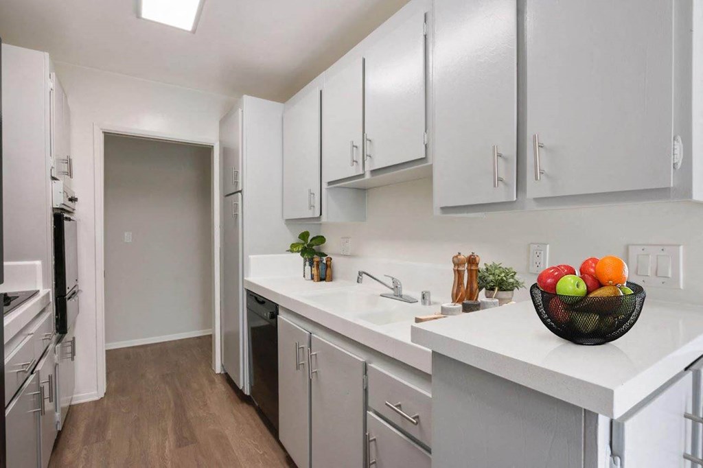 Kitchenat Rose Apartments, Los Angeles