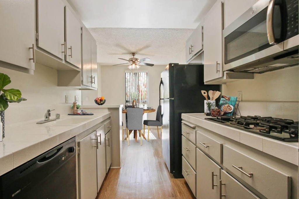 Kitchen2 at Rose Apartments, Los Angeles, California