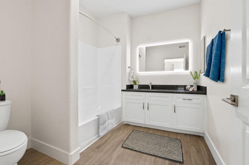 Bathroom at Toluca Court, Toluca Lake, CA