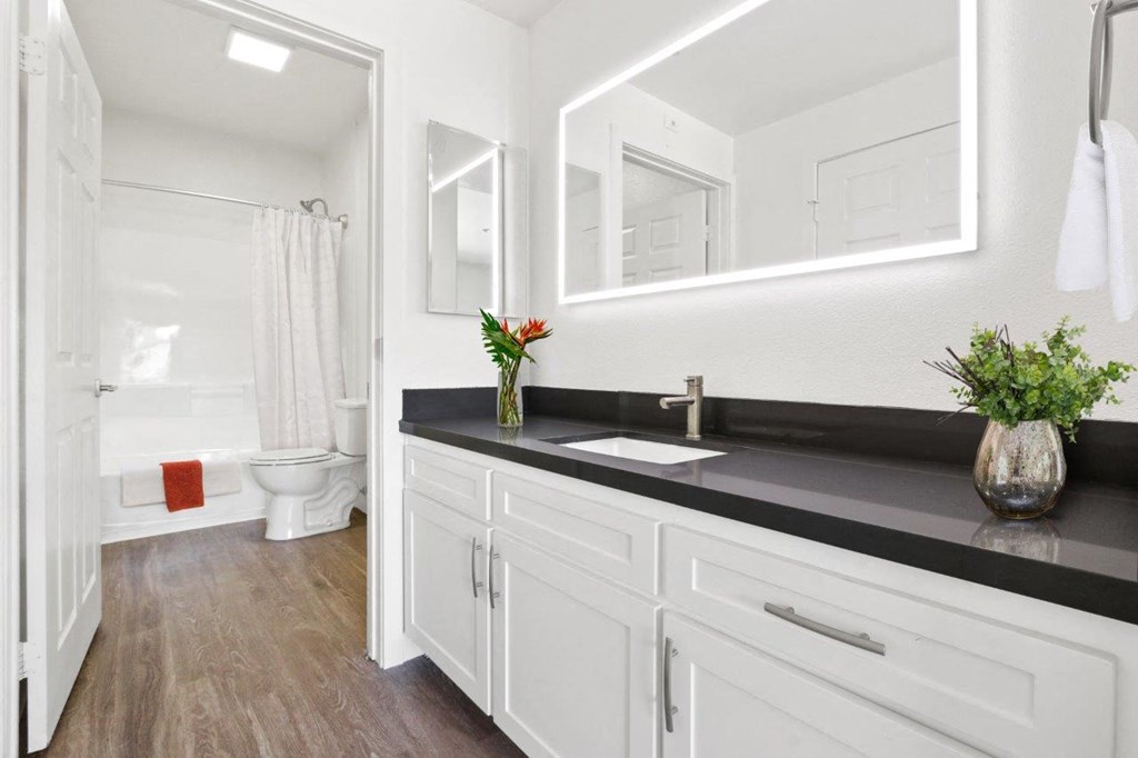 Bathroom With Bathtub at Toluca Court, Toluca Lake, 91602