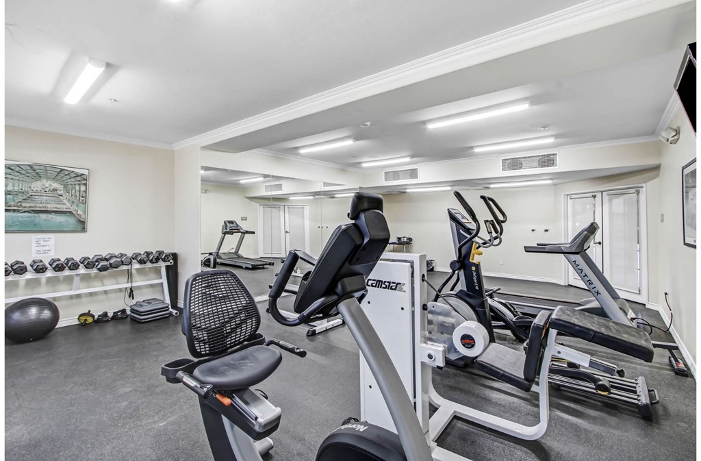 Modern Fitness Center at Toluca Court, Toluca Lake, CA