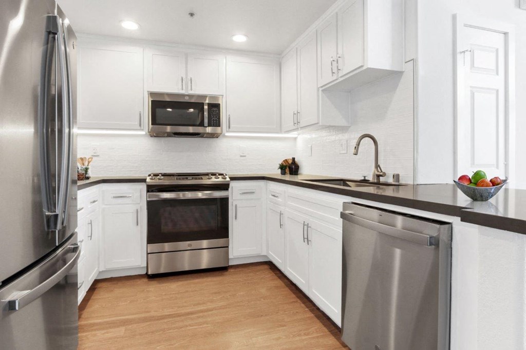 Fully Equipped Kitchen at Toluca Court, Toluca Lake, California