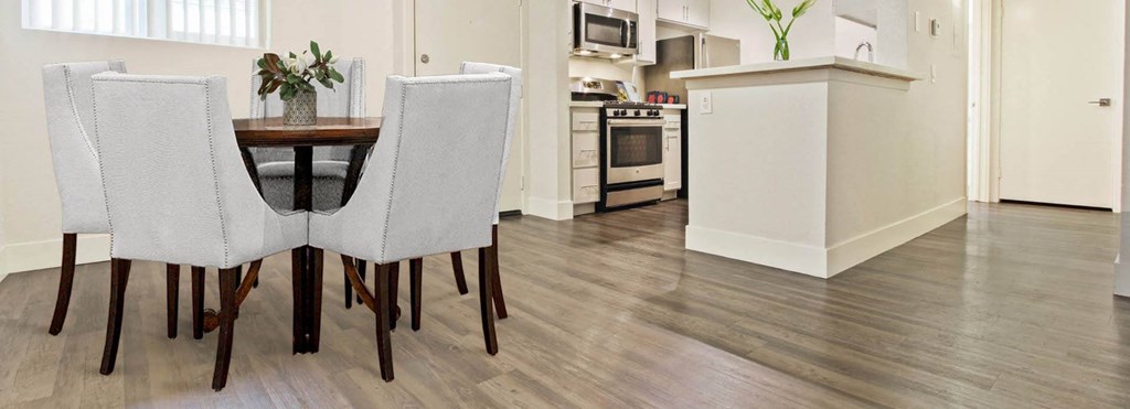 Kitchen And Dining at Toluca Lofts, Toluca Lake