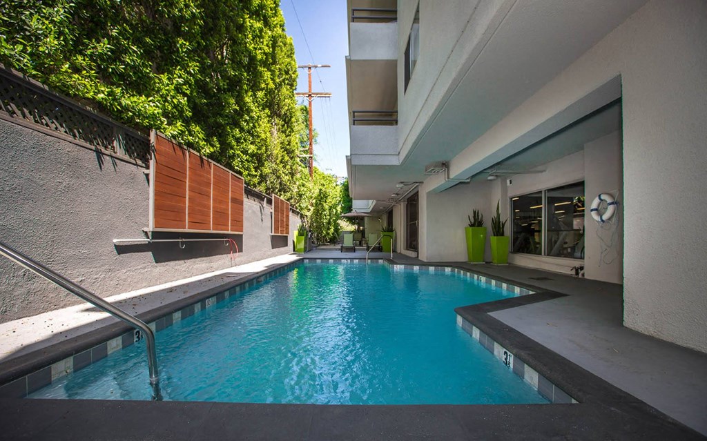 Pool View at Toluca Lofts, Toluca Lake, CA