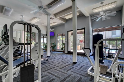 Fitness Center at Town Center Apartments, California, 91504