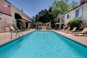 Glimmering Pool at Town Center Apartments, Burbank, CA, 91504