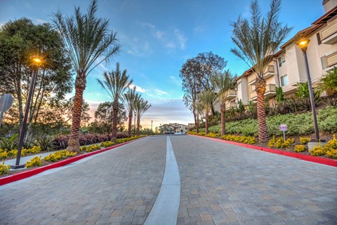 Exterior road at The Vista at Laguna, Laguna Niguel, California