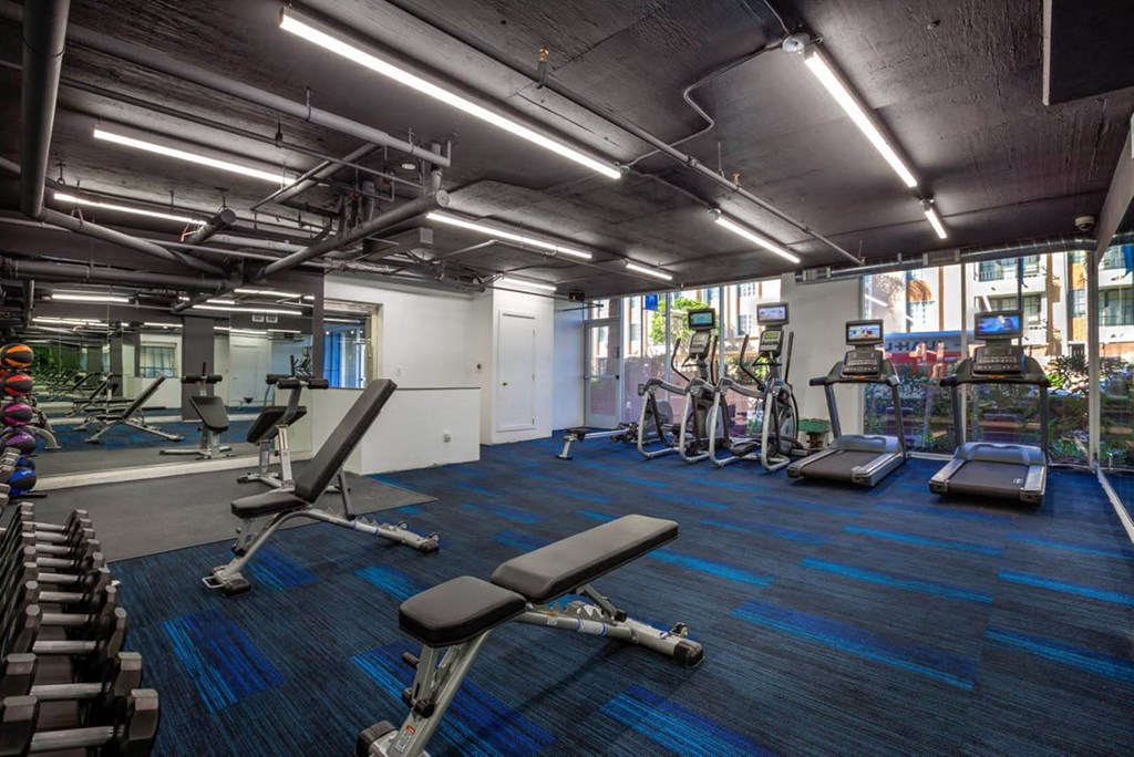 Two Level Fitness Center at Waterstone at Metro, California