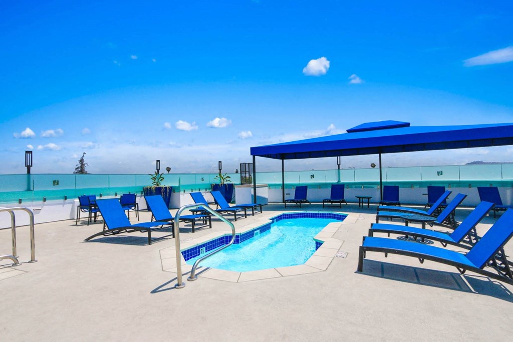 Glimmering Pool at Waterstone at Metro, Los Angeles, CA, 90034