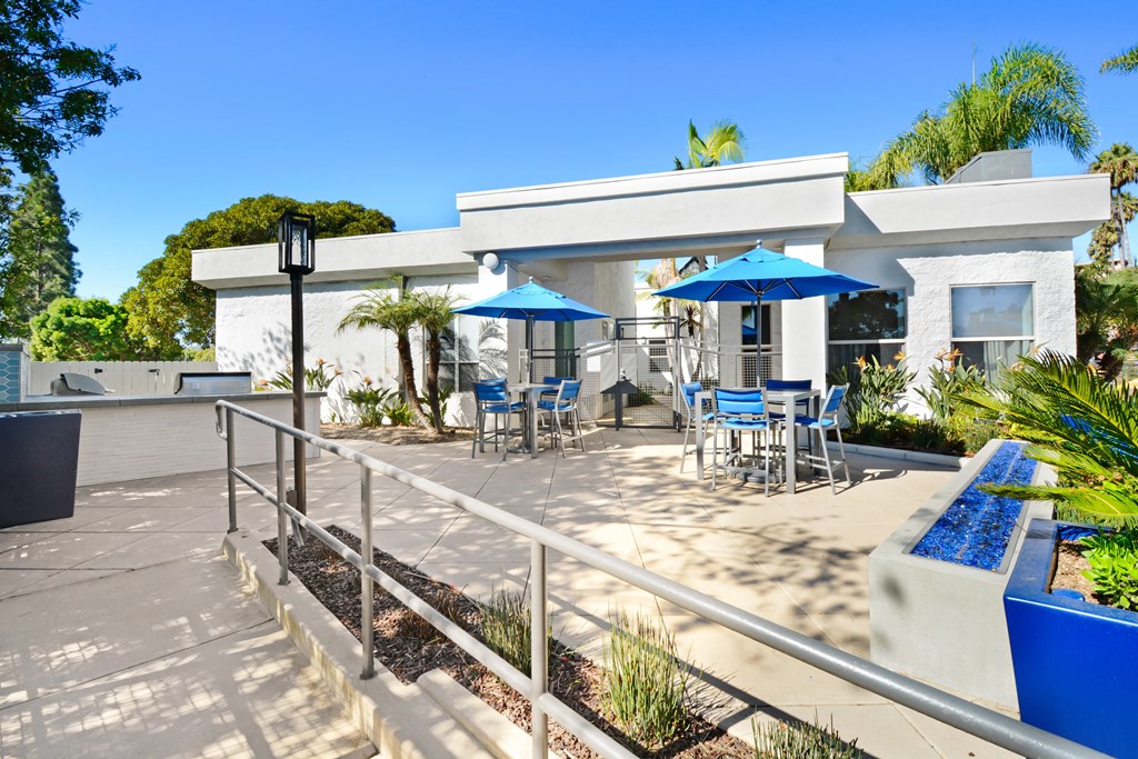 Outdoor Living Areas at Nobel Court, San Diego, CA, 92122