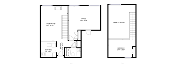 a blueprint of a floor plan of a house