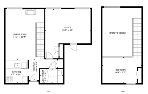 a blueprint of a floor plan of a house