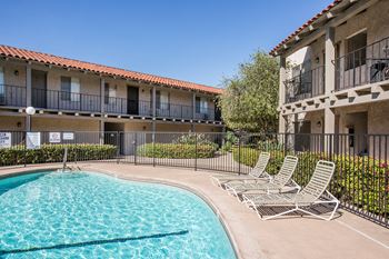 our apartments in a city have a swimming pool