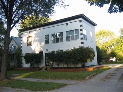 Front of building
