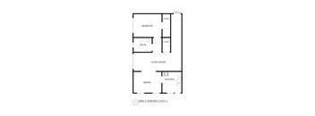 A floor plan of a 5004.5 XERXES UNIT-1.
