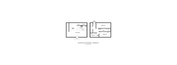 a schematic diagram of two floor plans of a church