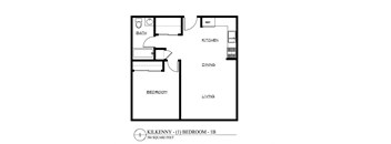 One Bedroom 1B
