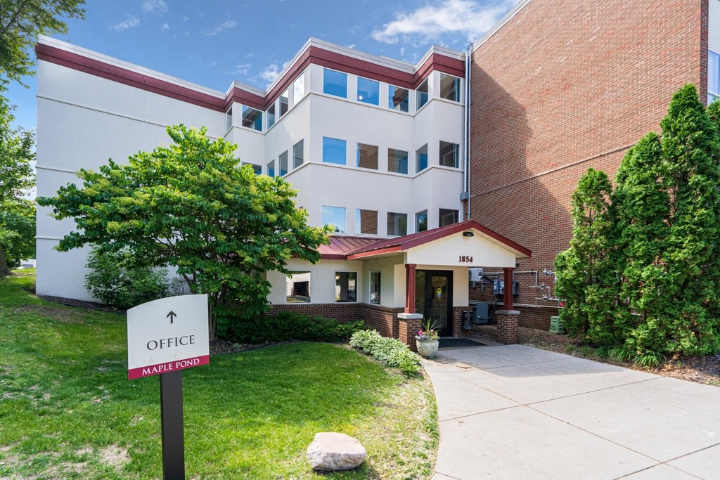 the front entrance of our office building