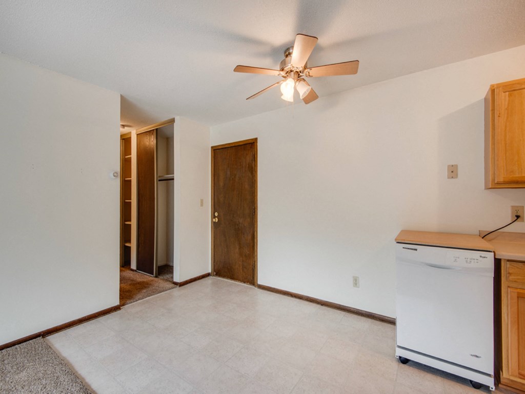 the kitchen is clean and ready for us to use