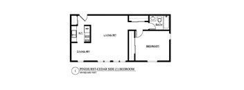 Cedar Side One Bedroom