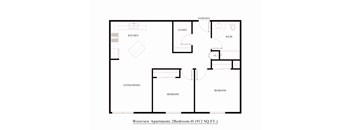 A floor plan of the Westview Apartments 2Bedroom-H (912 SQ.FT.) is shown.