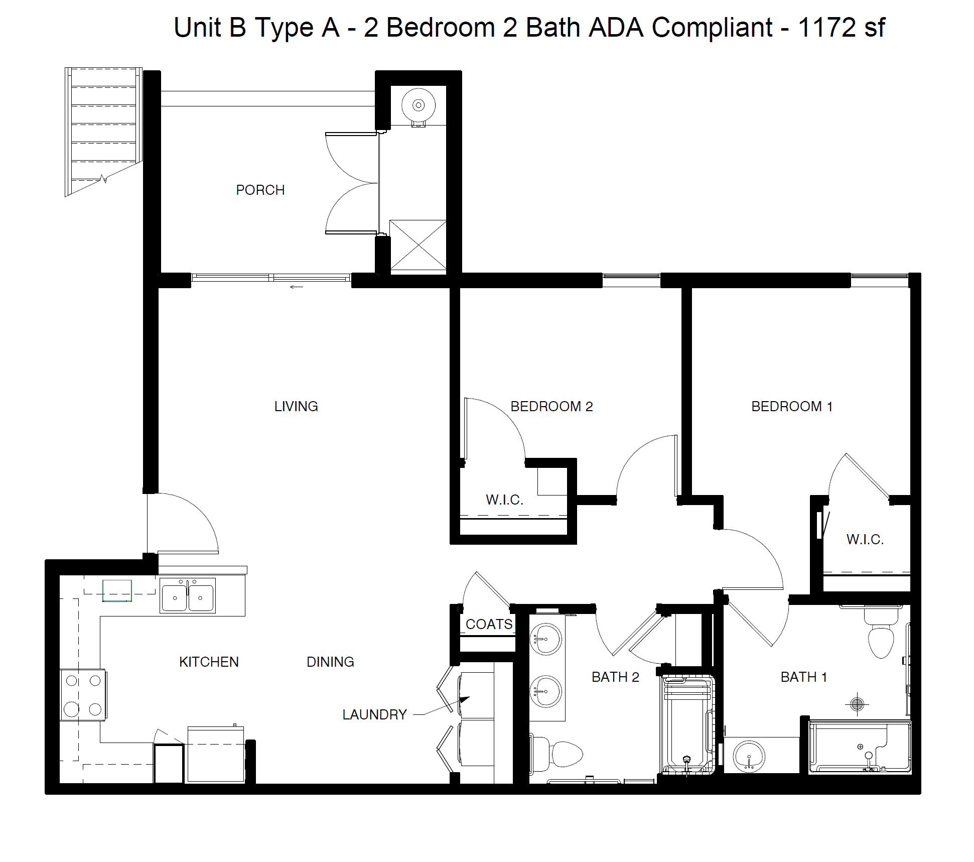 Floor-plan diagram at Revive 25 Apartments.
