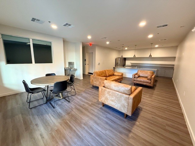 Shared interior space at Revive 25 Apartments.