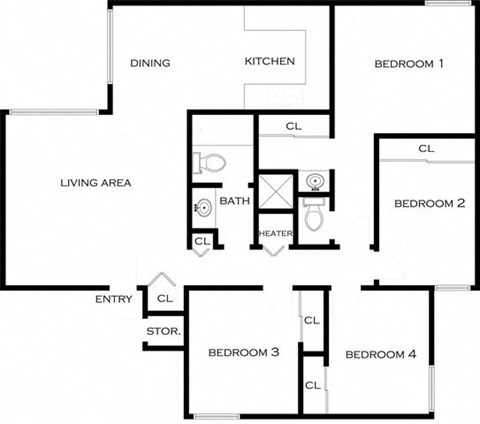 1901 Del Sur Blvd. 2-4 Beds Apartment, Affordable for Rent - Photo Gallery 6