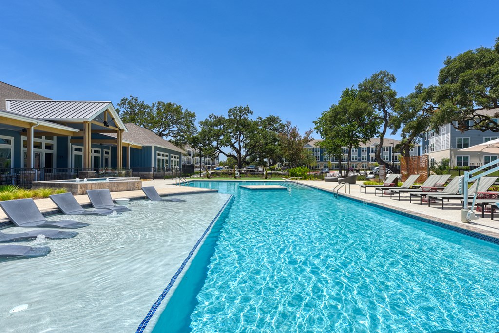 Sparkling Pool at Estraya Boerne, Texas