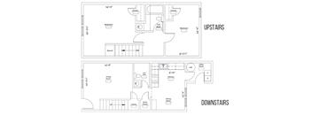 A floor plan shows the layout of a two-story home with labeled rooms.