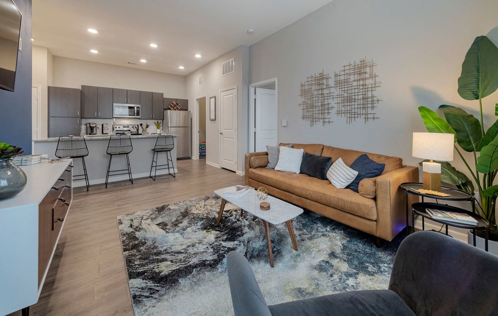 Living Room Kitchen at Seleno at Bridge Street, Alabama