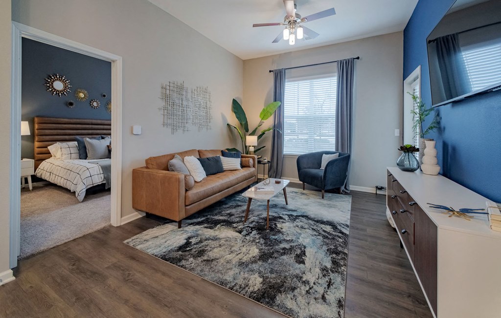 Living Room Bedroom at Seleno at Bridge Street, Huntsville
