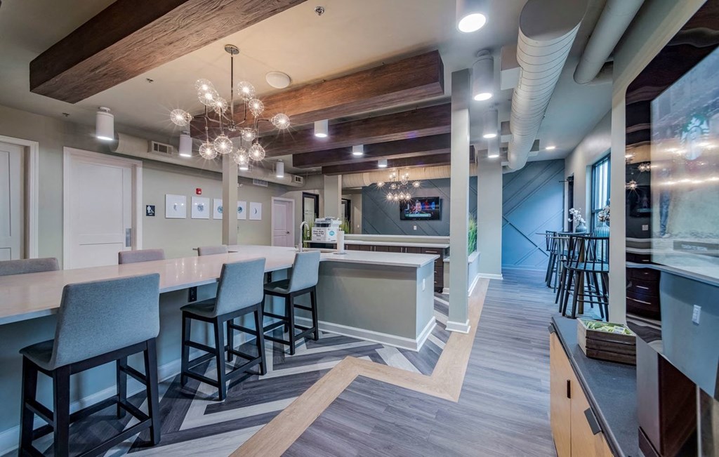 Office Clubhouse Dining at Seleno at Bridge Street, Alabama