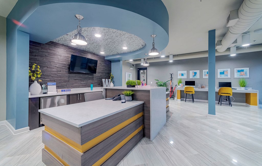 Office Clubhouse at Seleno at Bridge Street, Huntsville