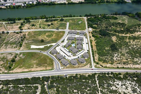 Aerial View at Residences at the Landing, Kerrville, TX, 78028