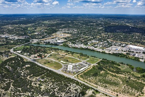 Drone Community View at Residences at the Landing, Kerrville, TX, 78028